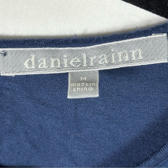 Daniel Rainn Blue Long Sleeve Blouse Womens Size M - Picture 3 of 5